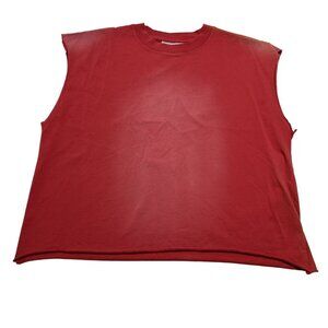 Trapstar It's A Secret Aura Muscle Tee in Red